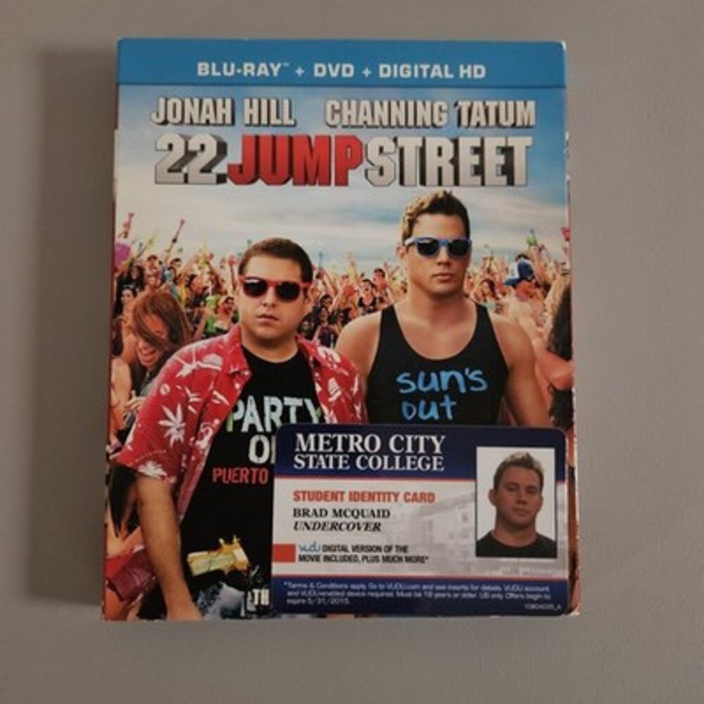 22 Jump Street (Blu-ray + DVD) Comedy Jonah Hill Channing Tatum Rated R
